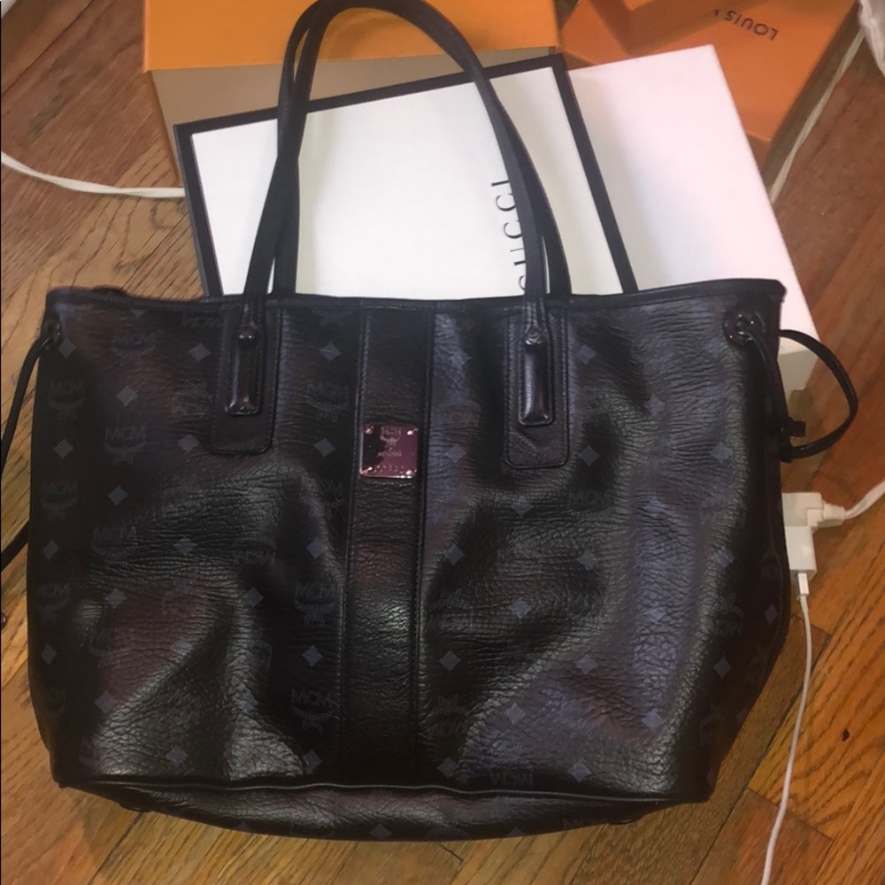 Black MCM tote bag - Picture 1 of 4